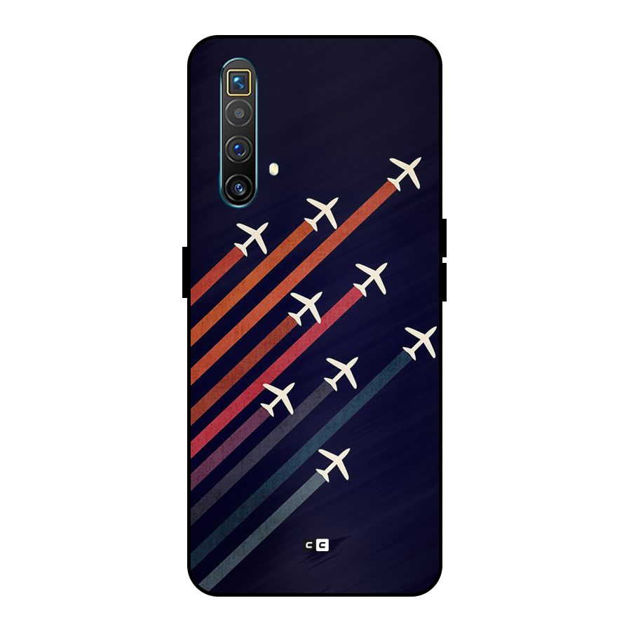 Flying Planes Metal Back Case for Realme X3