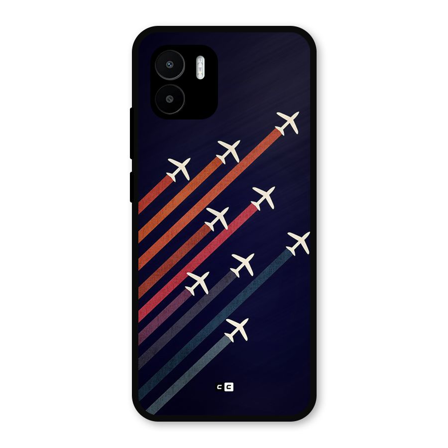 Flying Planes Metal Back Case for Redmi A1