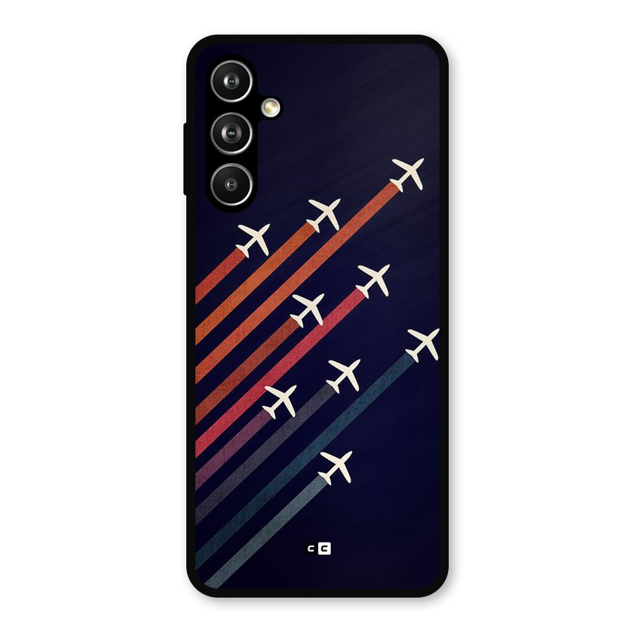 Flying Planes Metal Back Case for Samsung Galaxy M54