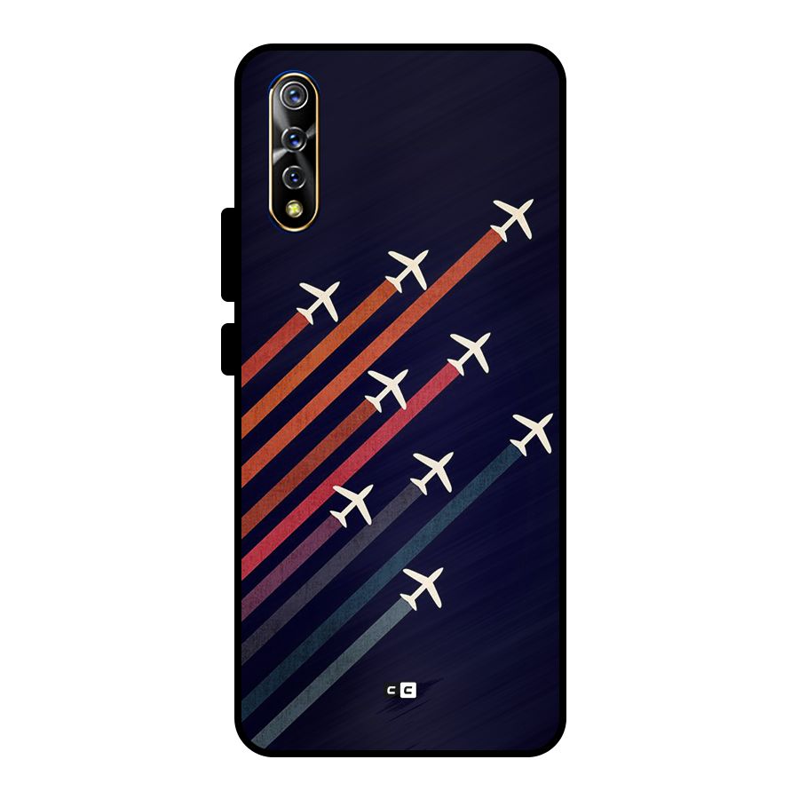 Flying Planes Metal Back Case for Vivo S1