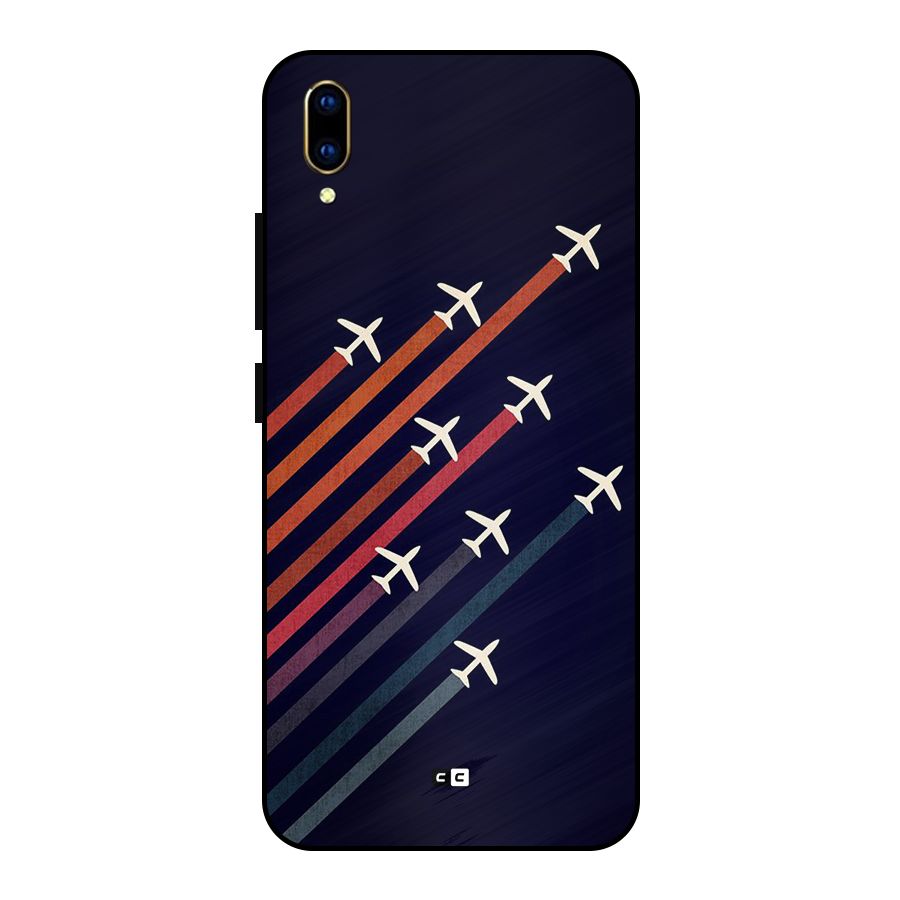 Flying Planes Metal Back Case for Vivo V11 Pro