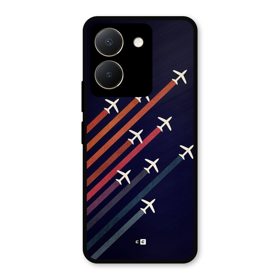 Flying Planes Metal Back Case for Vivo Y36