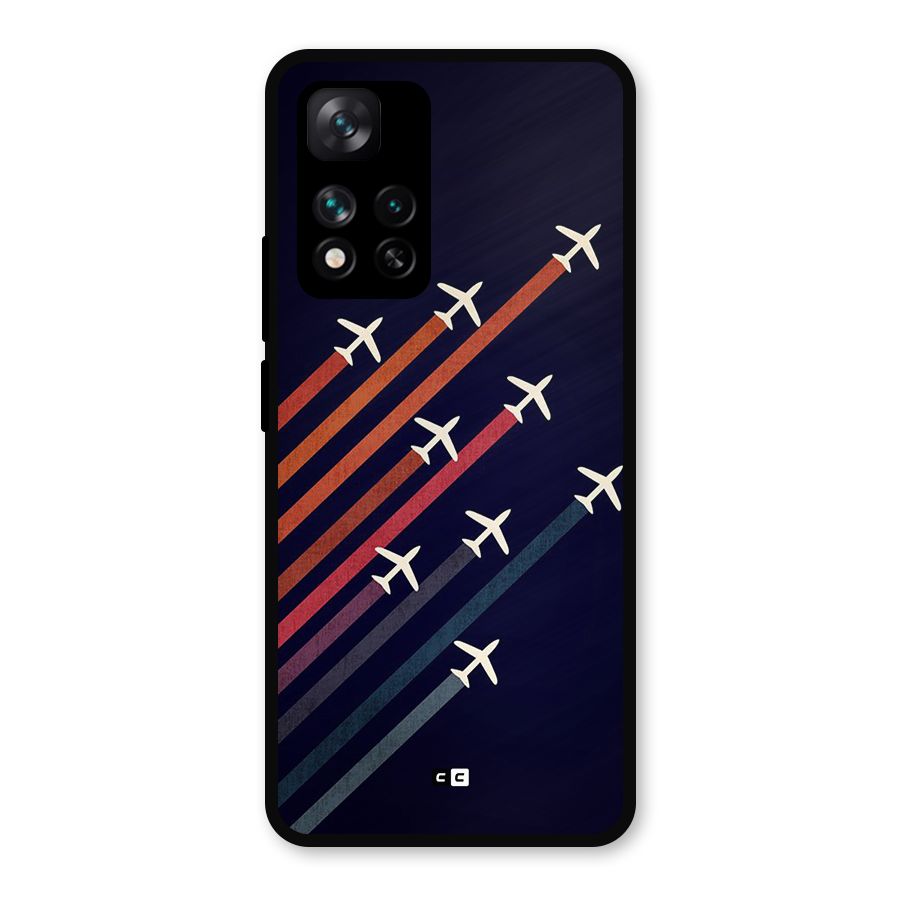 Flying Planes Metal Back Case for Xiaomi 11i 5G