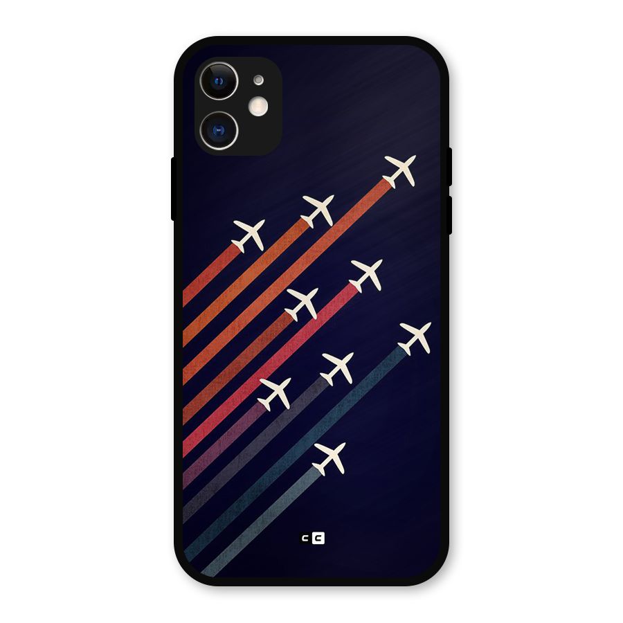 Flying Planes Metal Back Case for iPhone 11