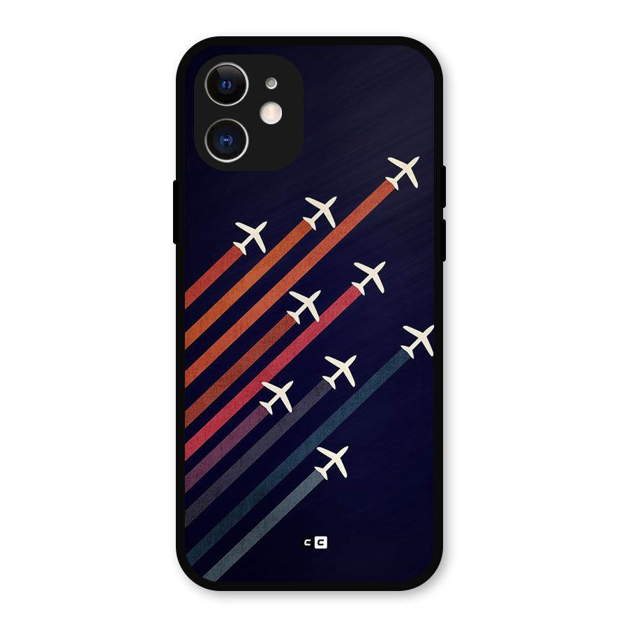 Flying Planes Metal Back Case for iPhone 12