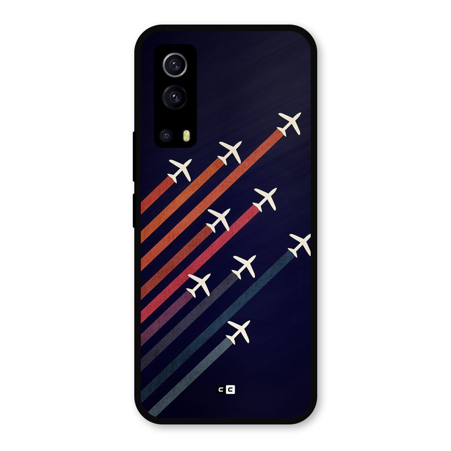 Flying Planes Metal Back Case for iQOO Z3
