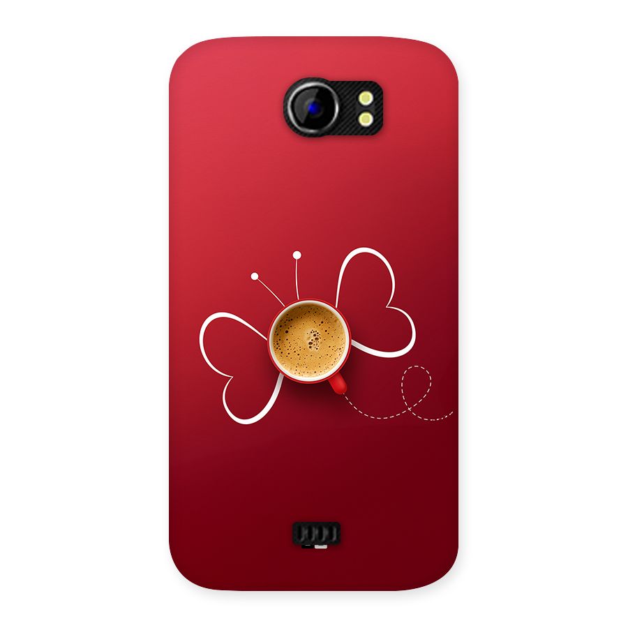 Flying Tea Back Case for Canvas 2 A110