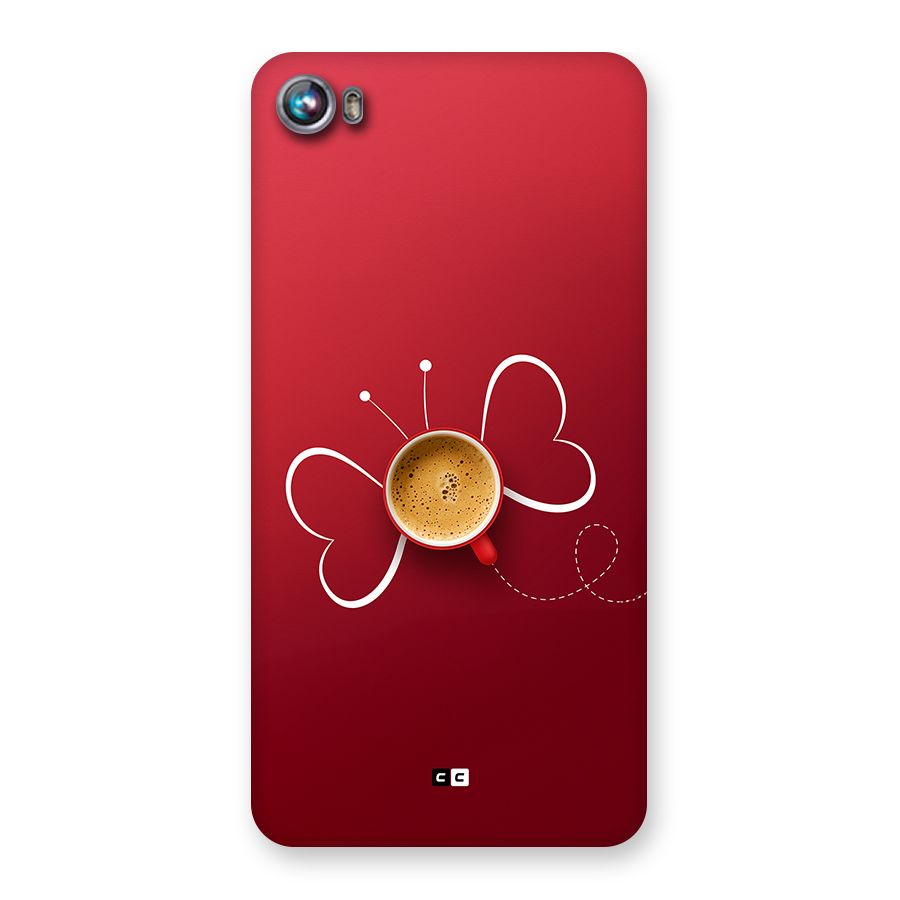 Flying Tea Back Case for Canvas Fire 4 (A107)