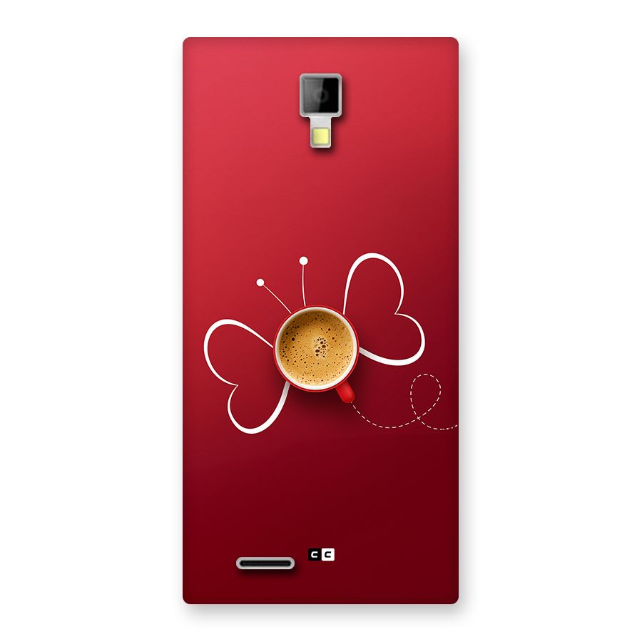 Flying Tea Back Case for Canvas Xpress A99