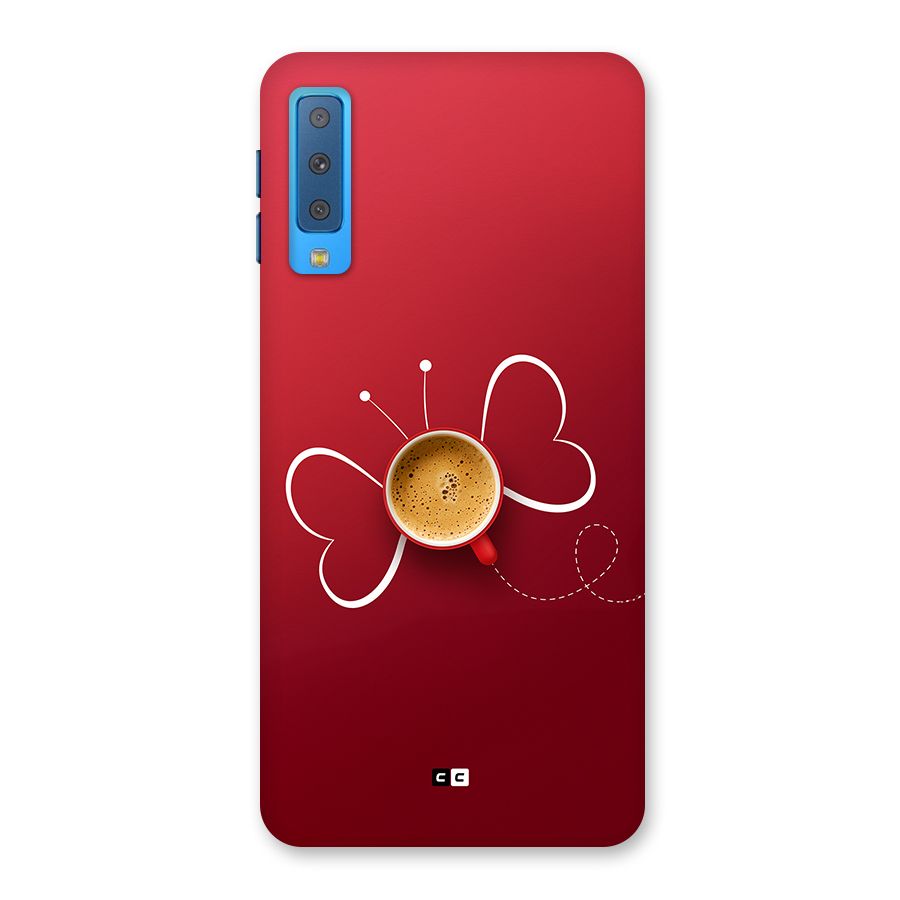 Flying Tea Back Case for Galaxy A7 (2018)