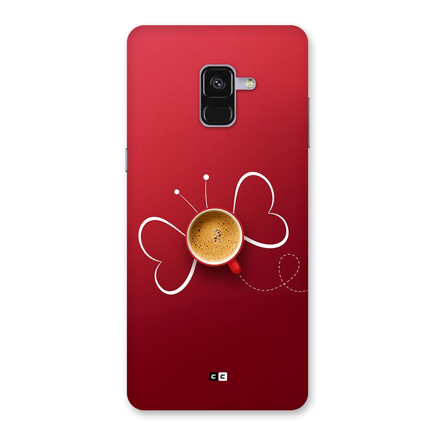 Flying Tea Back Case for Galaxy A8 Plus