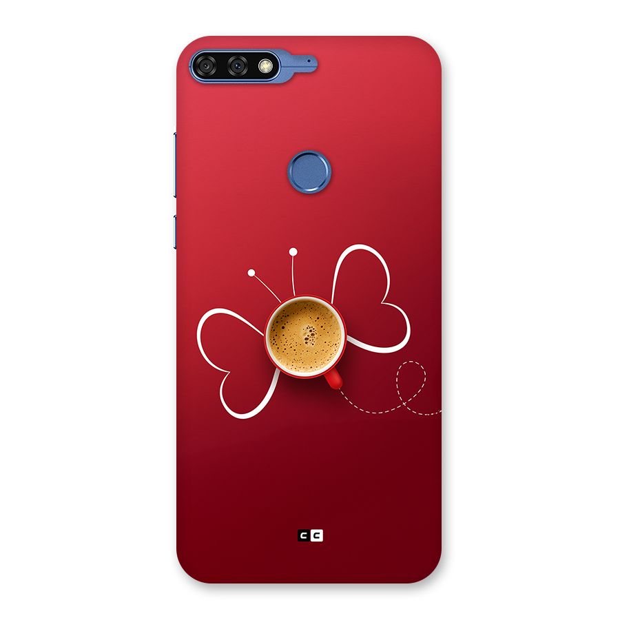 Flying Tea Back Case for Honor 7C