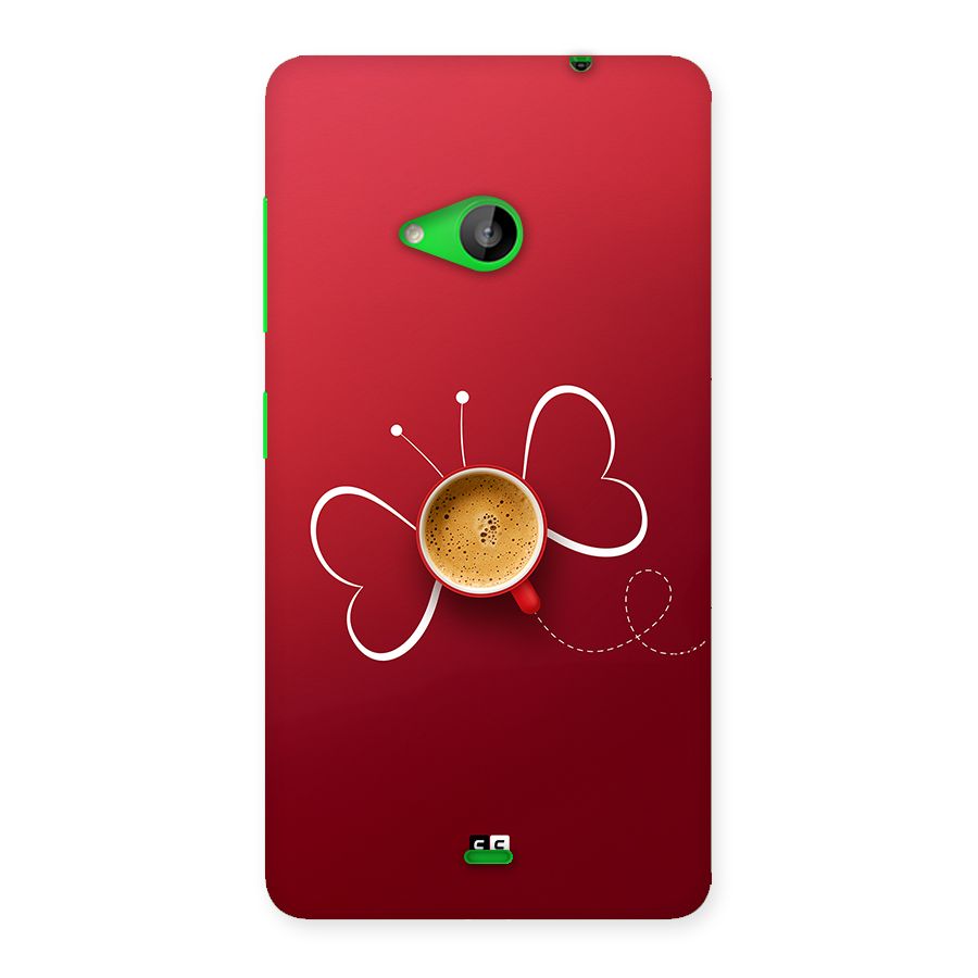 Flying Tea Back Case for Lumia 535