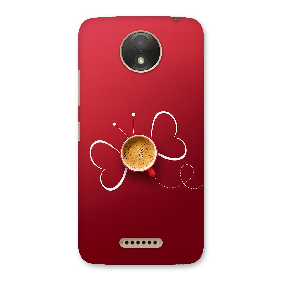 Flying Tea Back Case for Moto C Plus