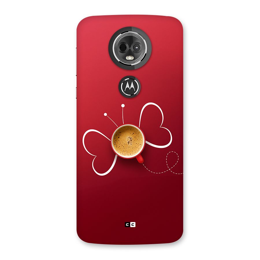 Flying Tea Back Case for Moto E5 Plus