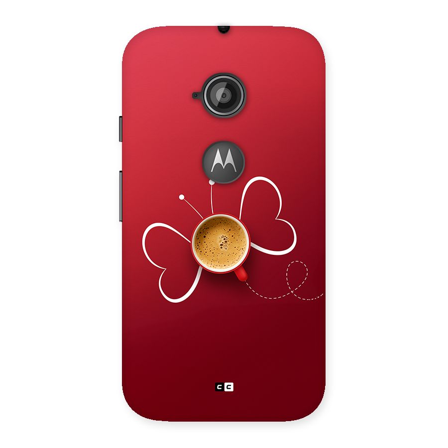 Flying Tea Back Case for Moto E 2nd Gen