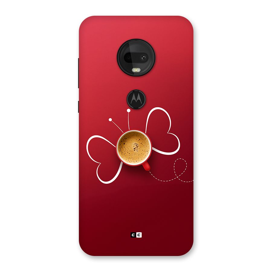 Flying Tea Back Case for Moto G7