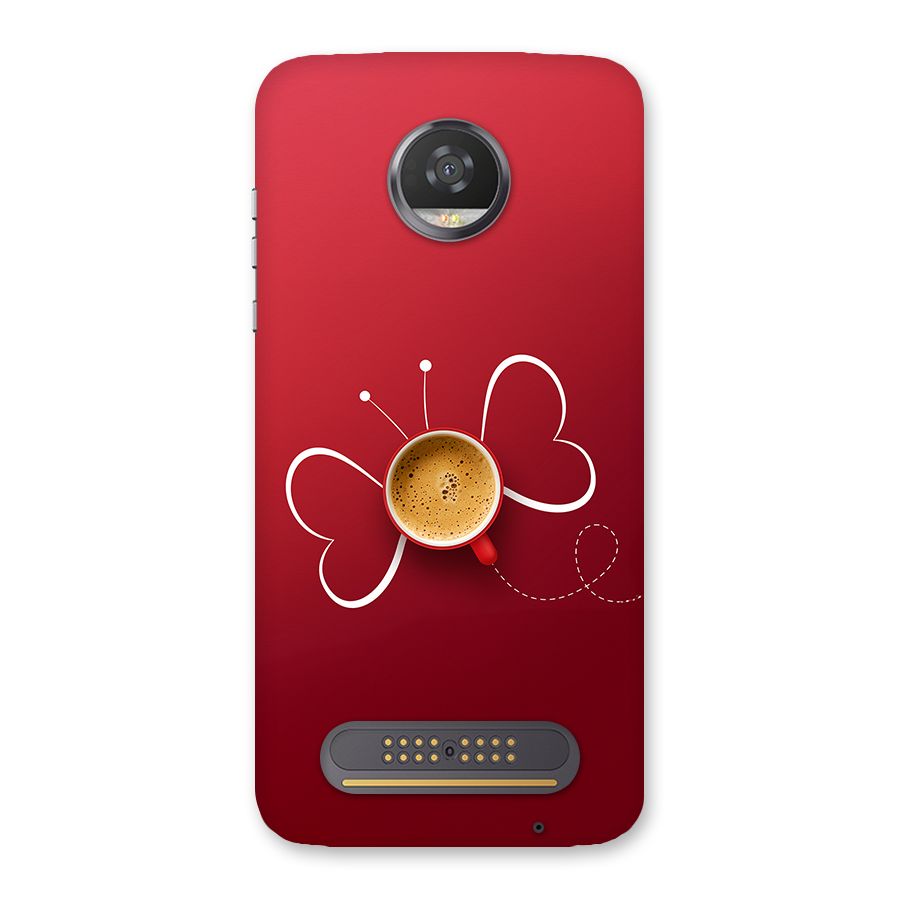 Flying Tea Back Case for Moto Z2 Play