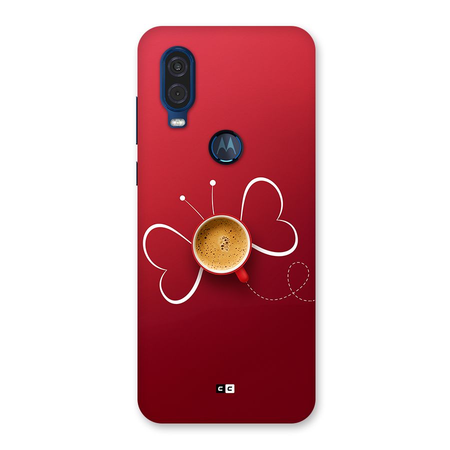 Flying Tea Back Case for Motorola One Vision