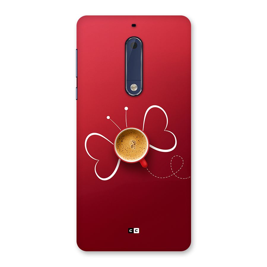 Flying Tea Back Case for Nokia 5