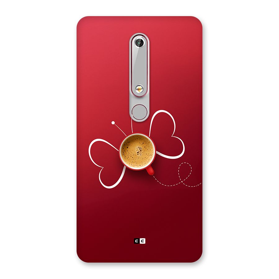 Flying Tea Back Case for Nokia 6.1