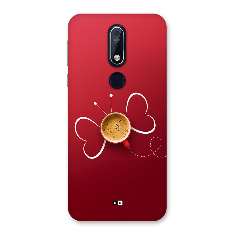 Flying Tea Back Case for Nokia 7.1