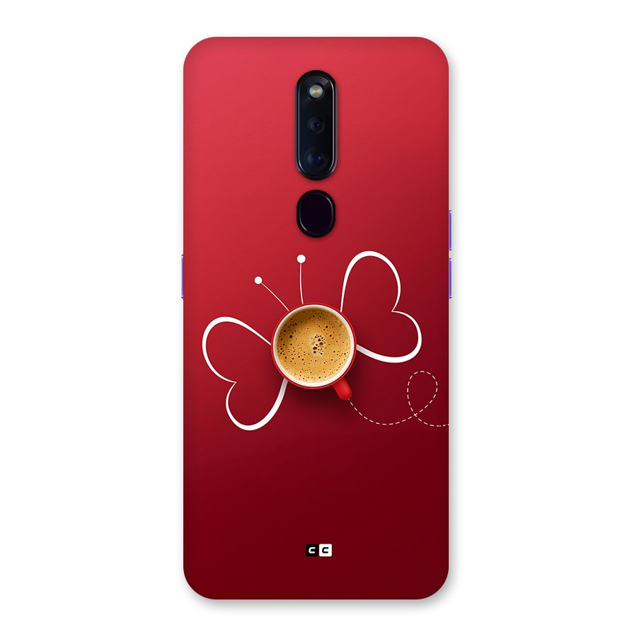 Flying Tea Back Case for Oppo F11 Pro