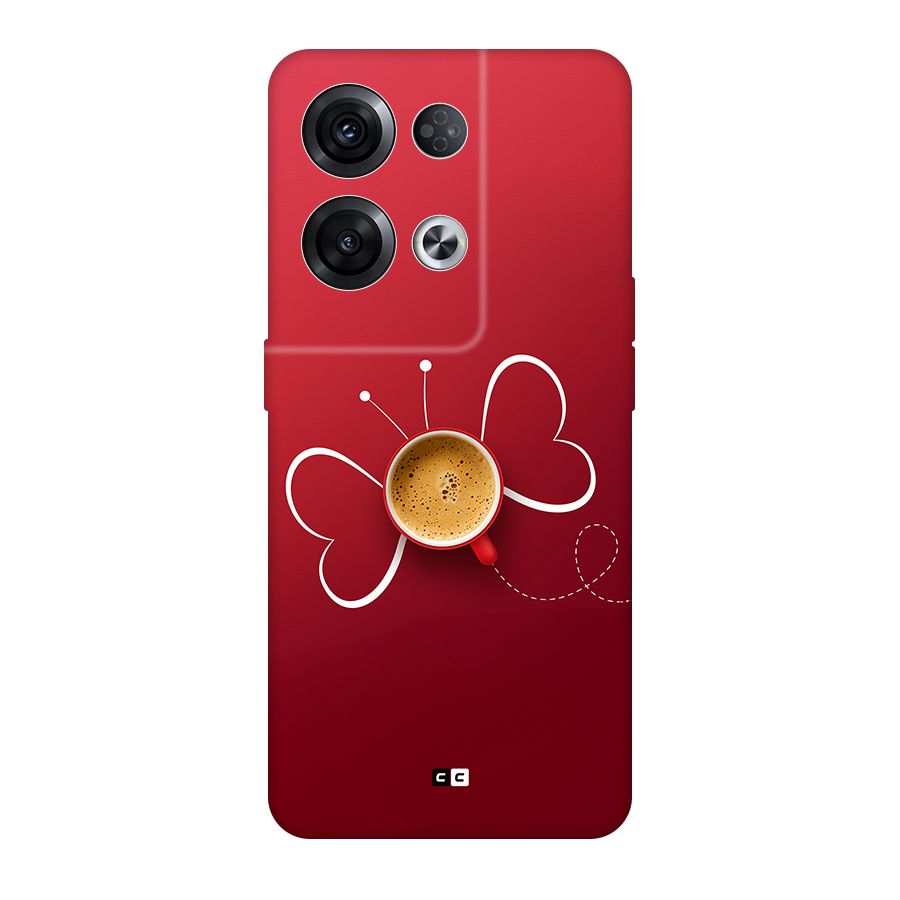 Flying Tea Back Case for Oppo Reno8 Pro 5G