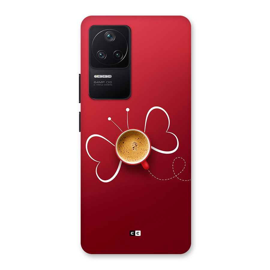 Flying Tea Back Case for Poco F4 5G