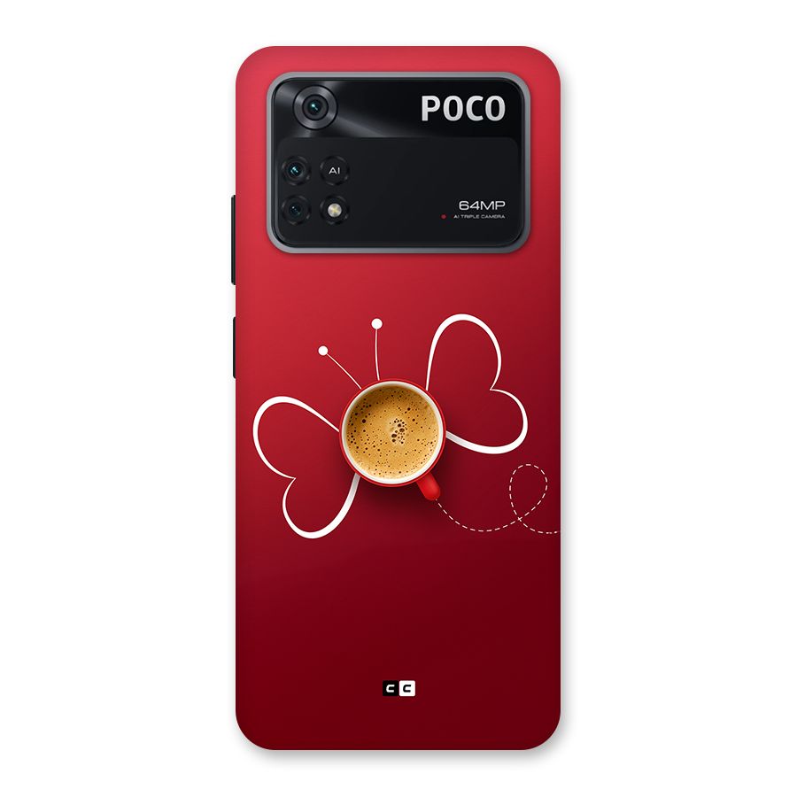 Flying Tea Back Case for Poco M4 Pro 4G