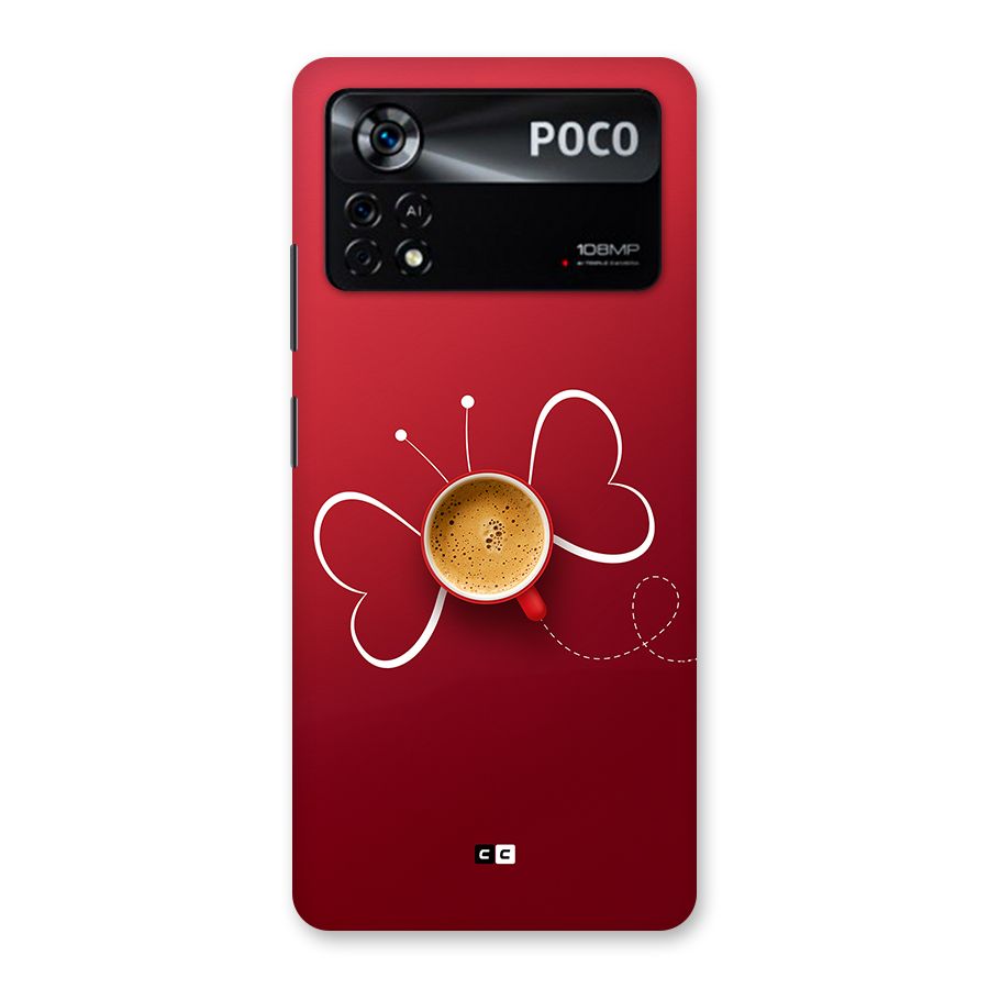 Flying Tea Back Case for Poco X4 Pro 5G