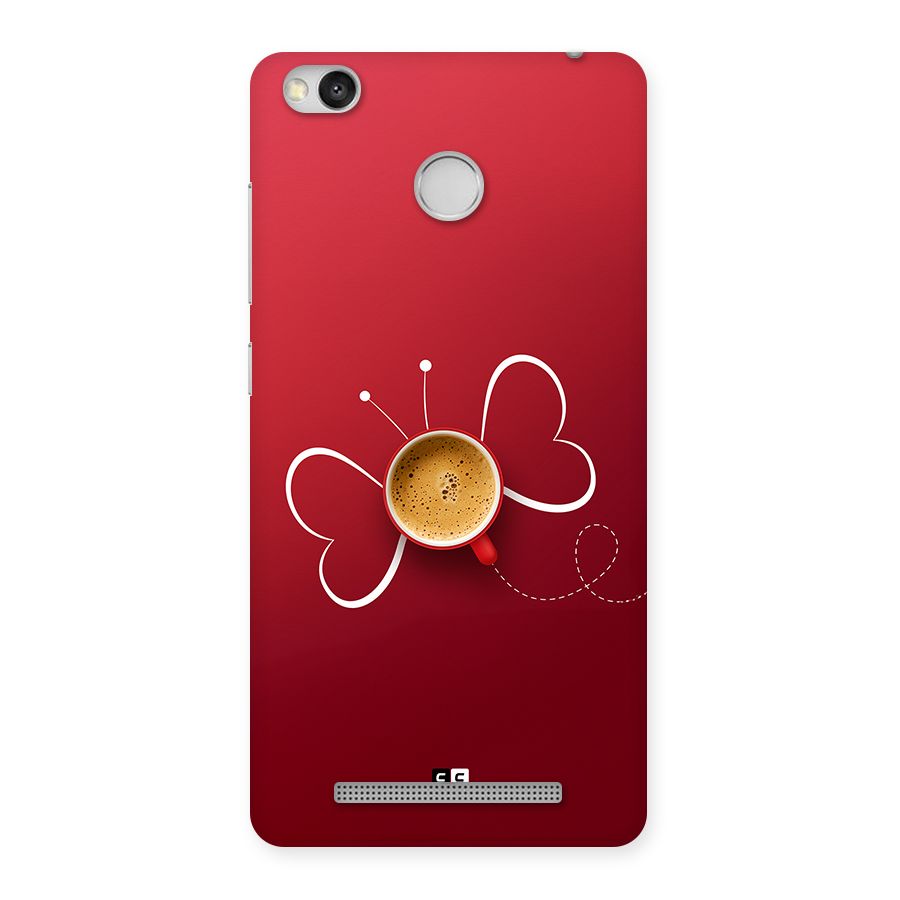 Flying Tea Back Case for Redmi 3S Prime