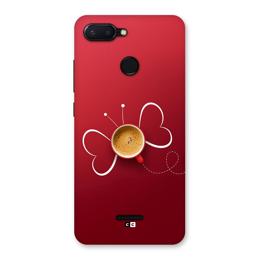Flying Tea Back Case for Redmi 6