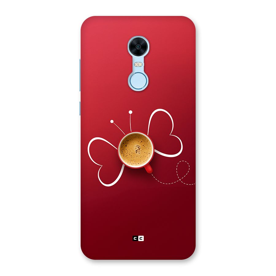 Flying Tea Back Case for Redmi Note 5