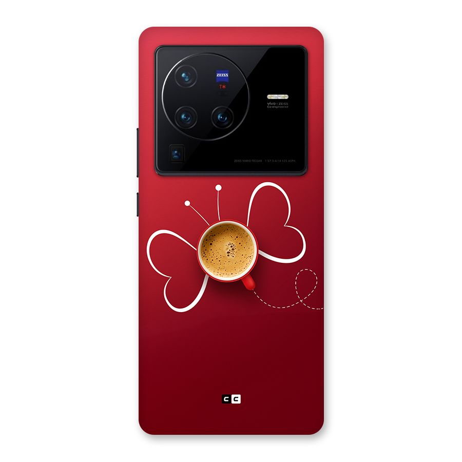 Flying Tea Back Case for Vivo X80 Pro