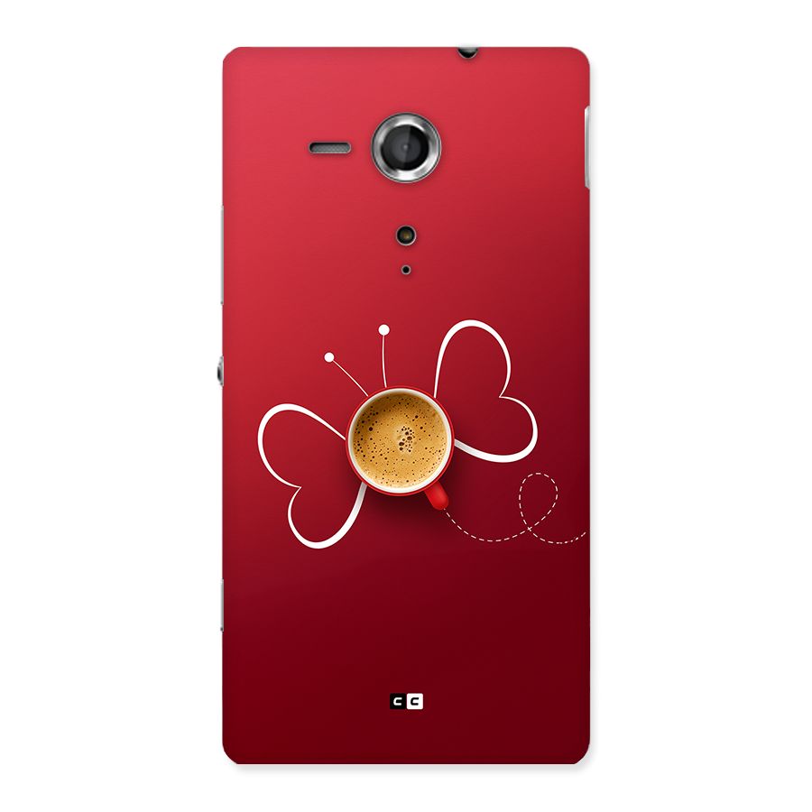 Flying Tea Back Case for Xperia Sp