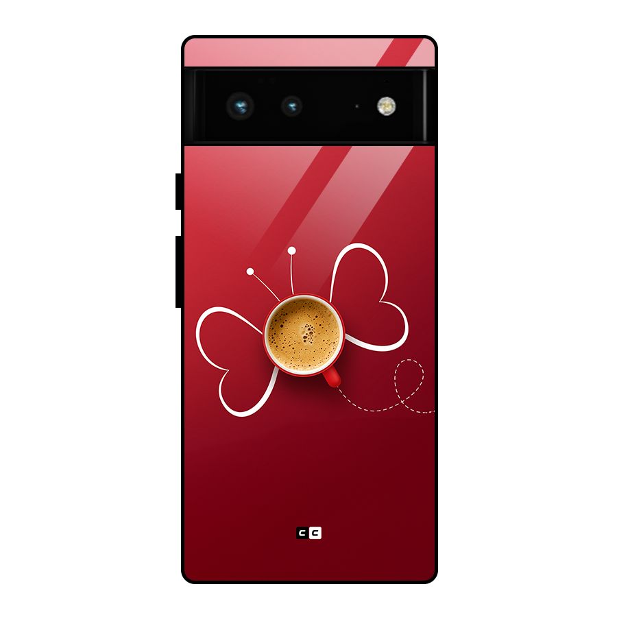 Flying Tea Glass Back Case for Google Pixel 6