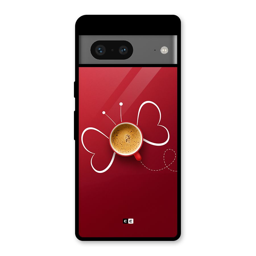 Flying Tea Glass Back Case for Google Pixel 7