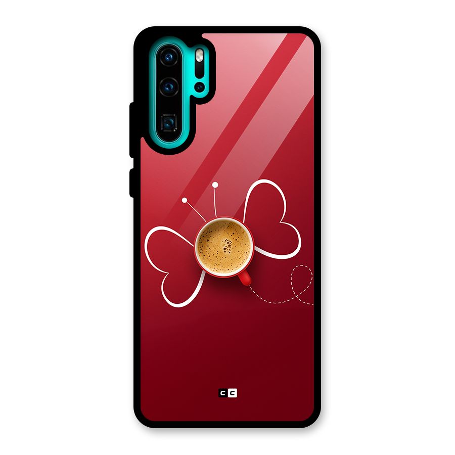 Flying Tea Glass Back Case for Huawei P30 Pro