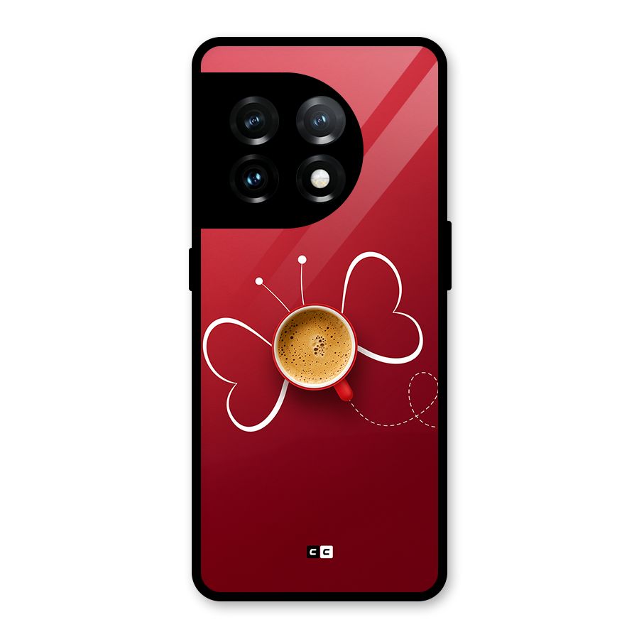 Flying Tea Glass Back Case for OnePlus 11