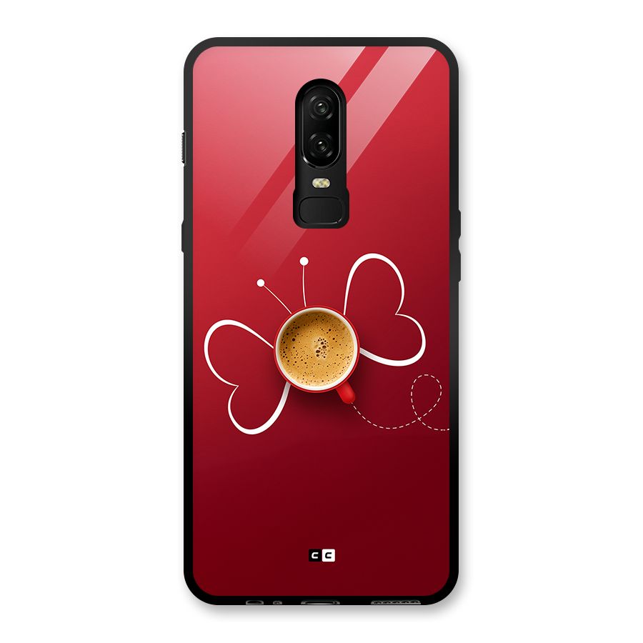 Flying Tea Glass Back Case for OnePlus 6