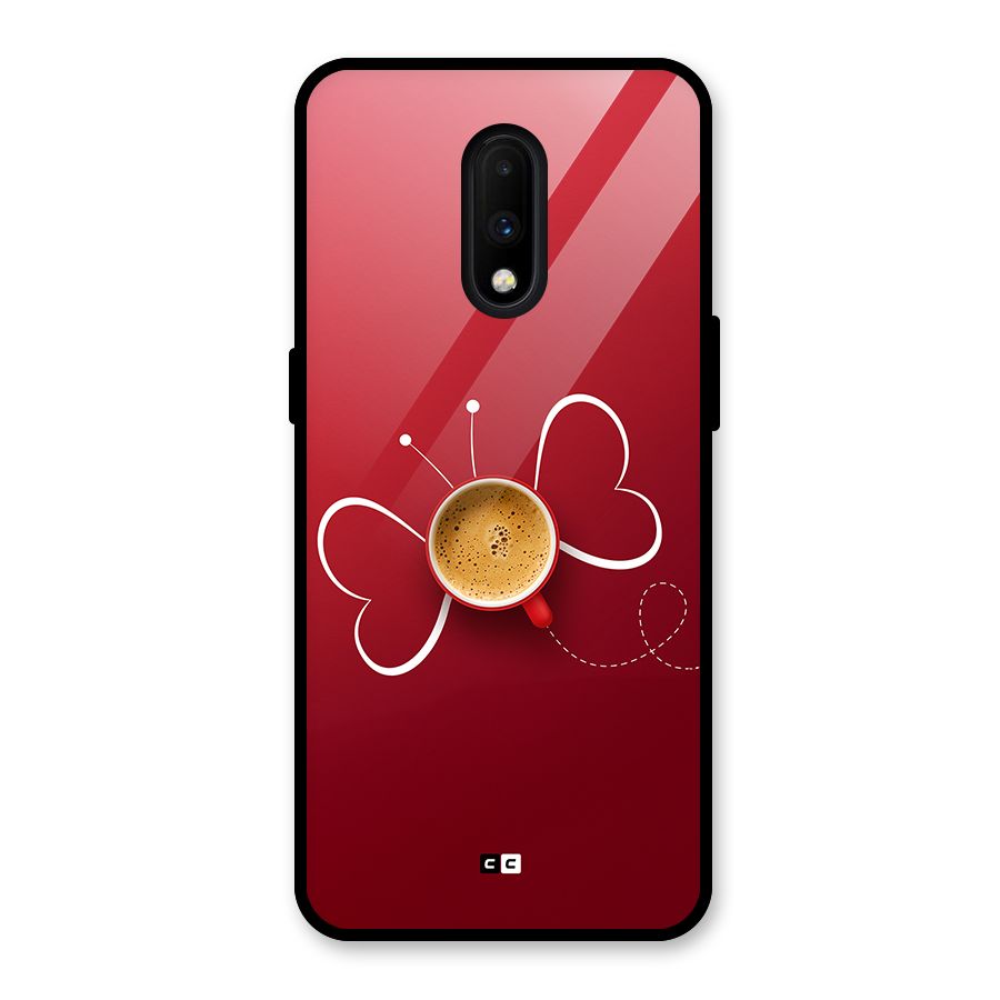 Flying Tea Glass Back Case for OnePlus 7