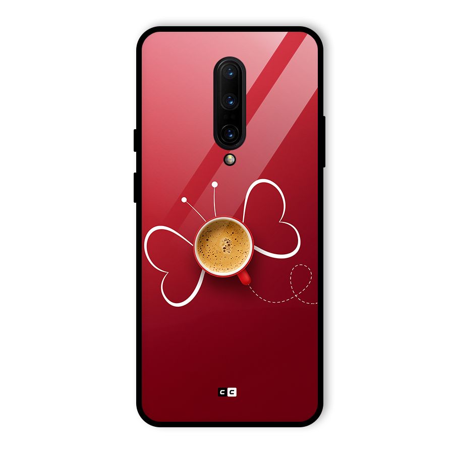 Flying Tea Glass Back Case for OnePlus 7 Pro