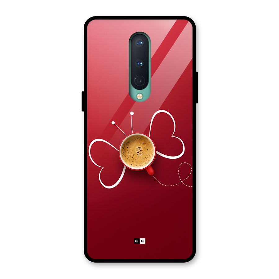 Flying Tea Glass Back Case for OnePlus 8