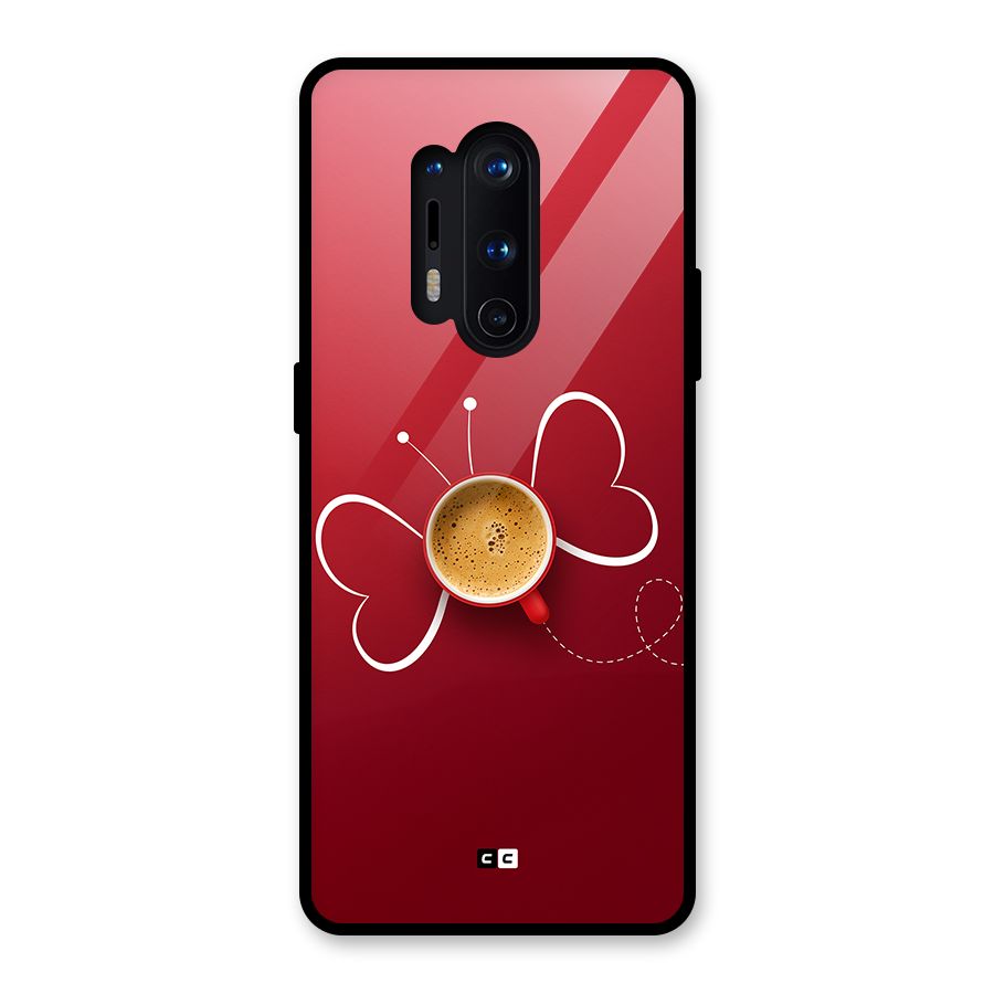 Flying Tea Glass Back Case for OnePlus 8 Pro