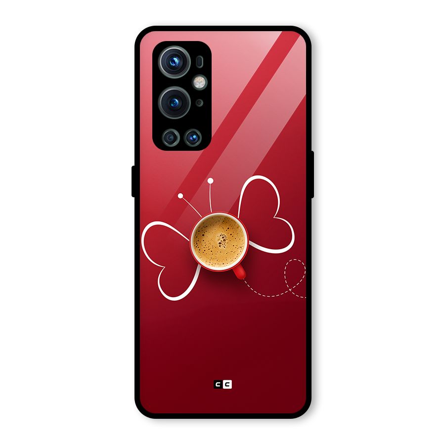 Flying Tea Glass Back Case for OnePlus 9 Pro