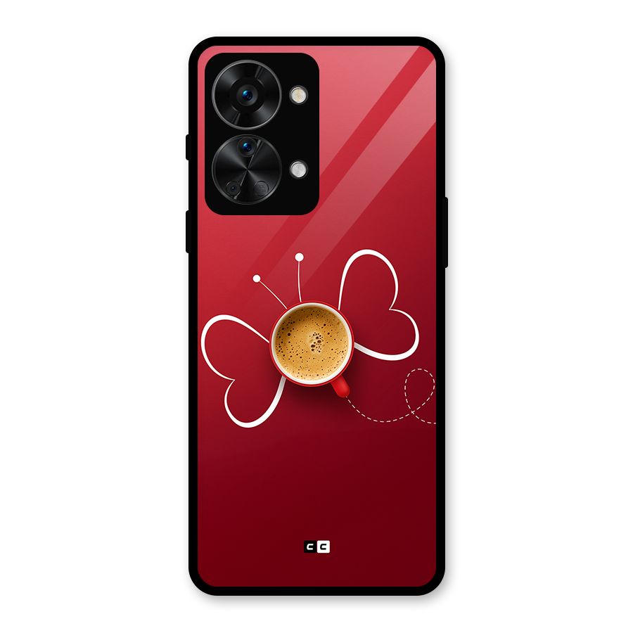 Flying Tea Glass Back Case for OnePlus Nord 2T