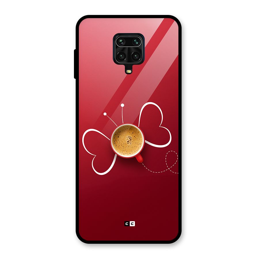 Flying Tea Glass Back Case for Poco M2 Pro