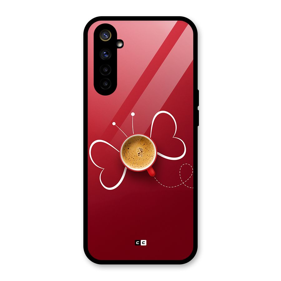 Flying Tea Glass Back Case for Realme 6