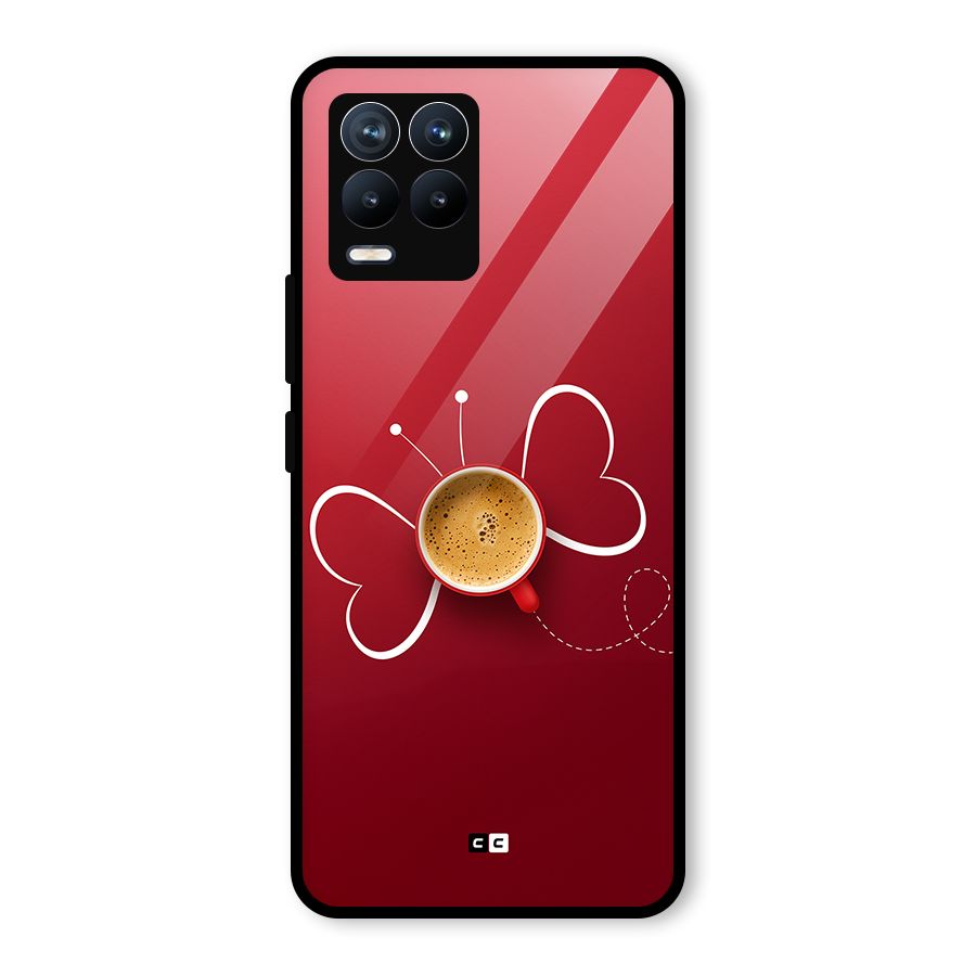 Flying Tea Glass Back Case for Realme 8